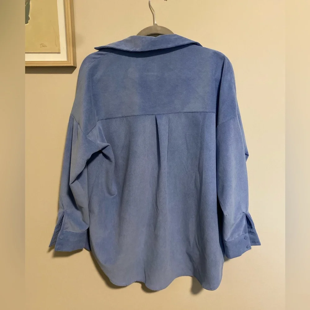 Zara Ribbed Button Up - Picture 5 of 7